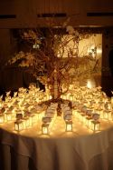 mini lanterns place card