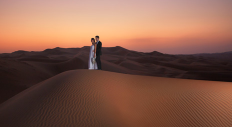 morcco sunset wedding