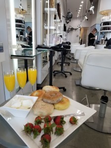 bagels and champagne